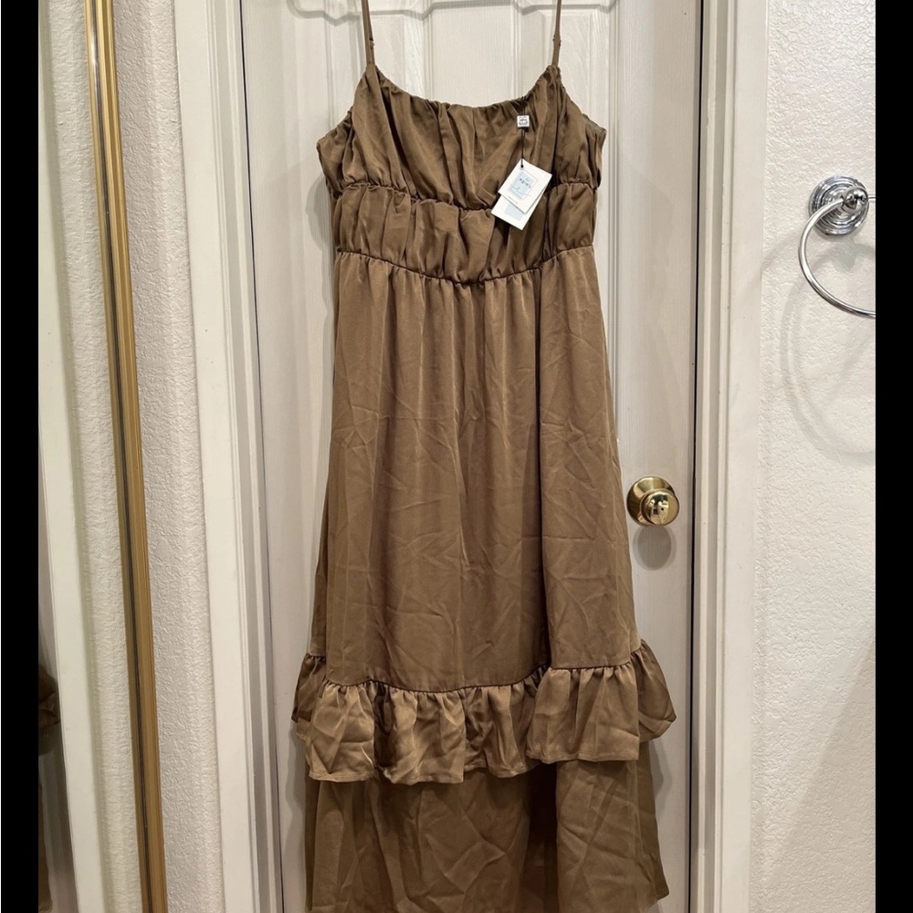 ByEgreis  Maxi Dress Green Size Large New With Tags